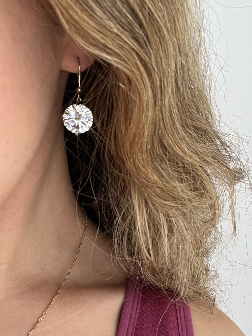 Dazzling Clear Crystal Drop Earrings - Women Jewelry